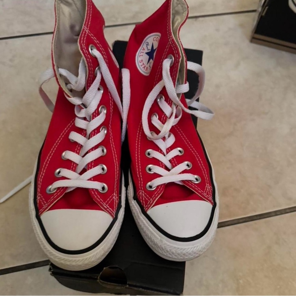 Converse Women’s Red High-Top Sneakers